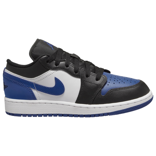 

Boys Jordan Jordan AJ 1 Low - Boys' Grade School Basketball Shoe Blue/White/Black Size 07.0