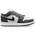 Jordan AJ 1 Low - Boys' Grade School White/Black/Grey