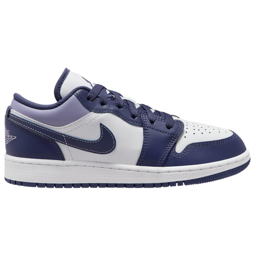 

Jordan Boys Jordan AJ 1 Low - Boys' Grade School Basketball Shoes Sky J Purple/Sky J Purple/White Size 5.5