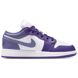 Girls' Grade School - Jordan AJ 1 Low - Court Purple/Dusty Amethyst