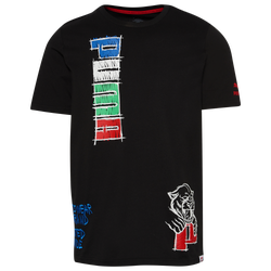 Men's - PUMA Scribble Pack T-Shirt - Black/Multi Color