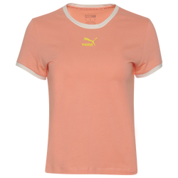 Women's - PUMA Cuddle Pack Fitted T-Shirt - Pink/Pink