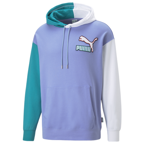 

PUMA Mens PUMA Fandom Hoodie - Mens Purple/White Size XXL