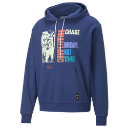 Men's - PUMA Run It Back Pullover - Blazing Blue