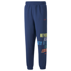 Men's - PUMA Run It Back Pants - Blazing Blue