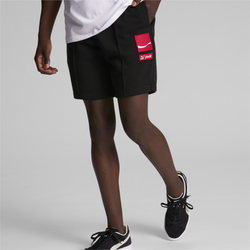 Men's - PUMA X Coca Cola Regular Shorts 8" - Puma Black