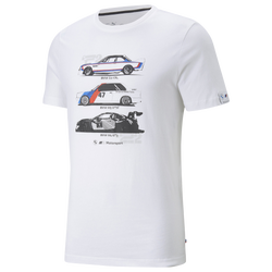 Men's - PUMA Bmw Graphic T-Shirt - Puma White