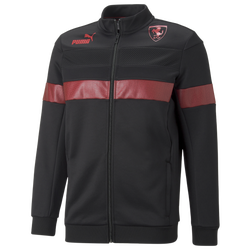 Men's - PUMA Ferrari Metal Energy Jacket - Black/Red
