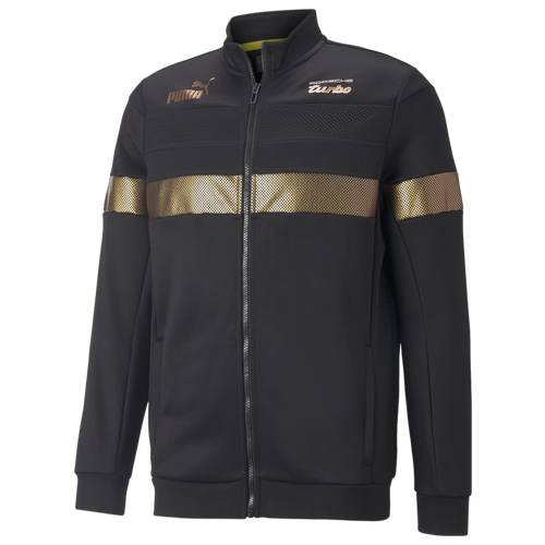 

PUMA Mens PUMA Metal Energy Jacket - Mens Black/Gold Size S