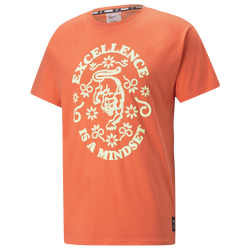 Men's - PUMA Rebound Shortsleeve T-Shirt - Hot Coral