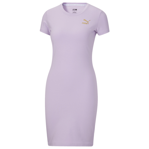 

PUMA Womens PUMA IWWD Short Sleeve Bodycon Dress - Womens Purple/Purple Size XS