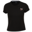 PUMA Crop T-Shirt - Women's Black/Rose Gold