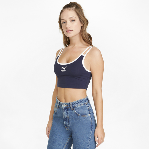 Puma Womens  Tennis Club Bralette In Peacoat