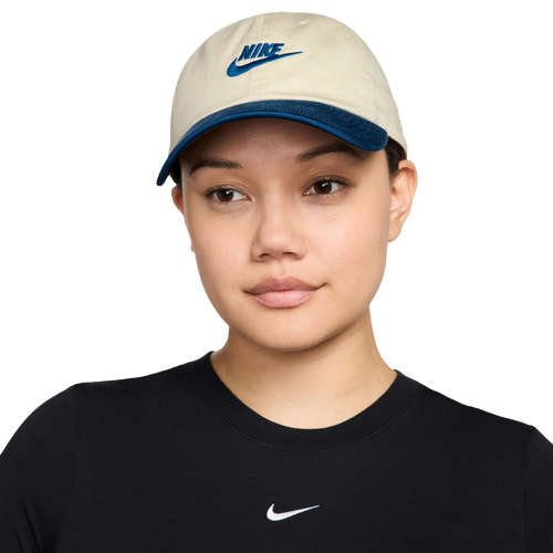 Nike | Unisex Club Unstructured Futura Wash Cap, Light Khaki Blue, Size Medium/Large