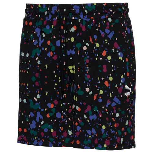 

PUMA Speckle AOP Shorts - Mens Black/Multi Color Size XXL