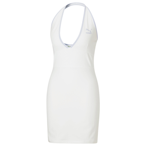 

PUMA Womens PUMA Summer Resort Halterneck Dress - Womens White/White Size L