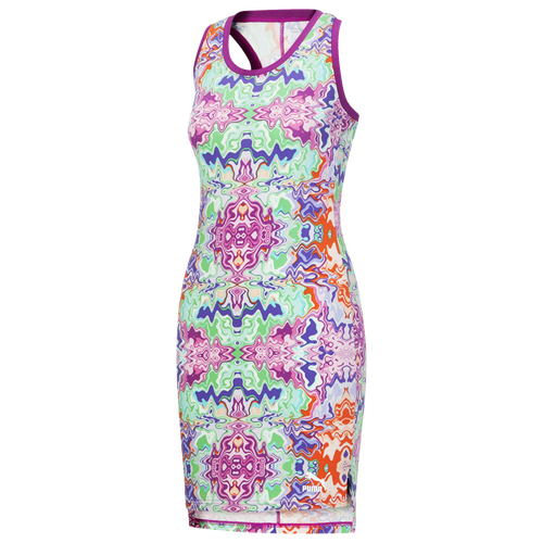 

PUMA Womens PUMA Hypnotize Dress - Womens Green/Multi Size L
