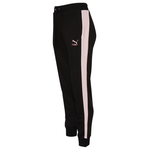 

PUMA Womens PUMA T7 Pants - Womens Black/Rose Gold Size XS