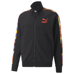 Men's - PUMA Lava Flow T7 Track Jacket - Puma Black