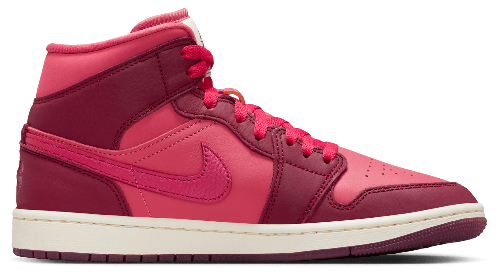 Women's - Jordan AJ 1 Mid SE - Red