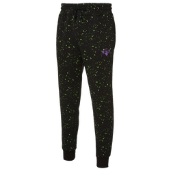 Men's - PUMA Melo Fleece Pants - Black/Multi