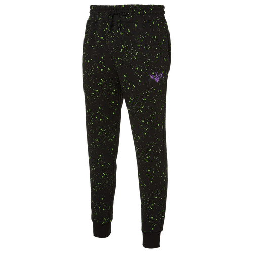 Puma Mens  Melo Fleece Pants In Black/multi