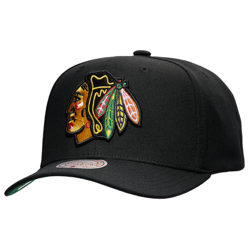 Shop Mitchell & Ness Mens Chicago Blackhawks  Blackhawks Ground 2.0 Pro Snapback In Black/red