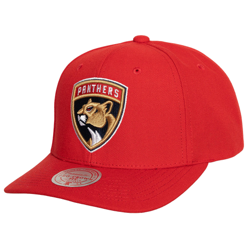 

Mitchell & Ness Mens Florida Panthers Mitchell & Ness Panthers Ground 2.0 Pro Snapback - Mens Red/Navy Size One Size