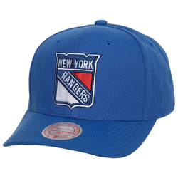 Men's - Mitchell & Ness Rangers Ground 2.0 Pro Snapback - Blue/Red