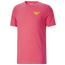 PUMA Melo Paisley T-Shirt - Men's Pink/Yellow
