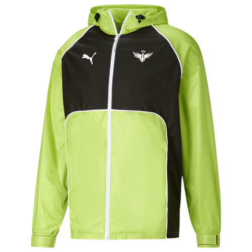 

PUMA Mens PUMA Melo Woven Dime Jacket - Mens Sharp Green/Black Size L