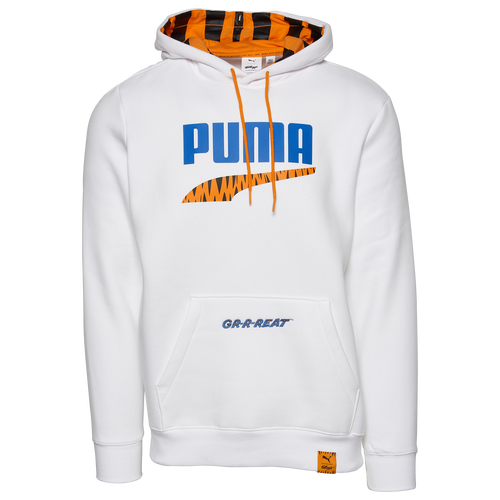 

PUMA Mens PUMA Frosted Flakes Hoodie - Mens White/Blue Size S