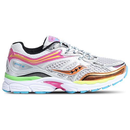 Saucony Boys Omni 9 - Boys' Grade School Running Shoes - Silver / Multi Size 5.5