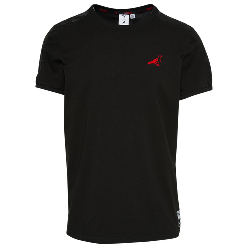 

PUMA Mens PUMA Staple T7 T-Shirt - Mens Black/Red Size S