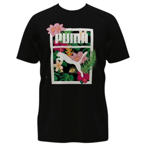 

PUMA Mens PUMA Found Fashion T-Shirt - Mens Black/White Size L