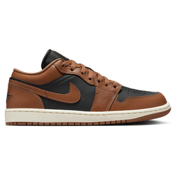 Women's - Jordan Air Jordan Retro 1 Low Slip  - Off Noir/Archaeo Brown/Sail