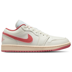 Women's - Jordan Air Jordan Retro 1 Low Slip  - Sail/Pink