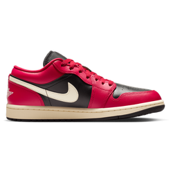 Women's - Jordan Air Jordan Retro 1 Low Slip  - Black/Mystic Hibiscus/Coconut Milk