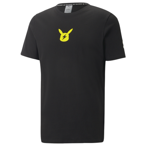 

PUMA Mens PUMA X Pokemon T-Shirt - Mens Black/Yellow Size L