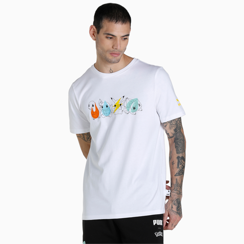 

PUMA Mens PUMA X Pokemon T-Shirt - Mens White Size XL