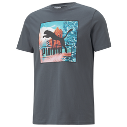 Men's - PUMA Vacation Vibe T-Shirt - Grey