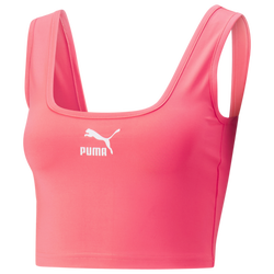 Women's - PUMA Crop Top - Yellow