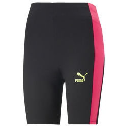 Women's - PUMA Summer Squeeze Blocking Short Tights 7" - Puma Black