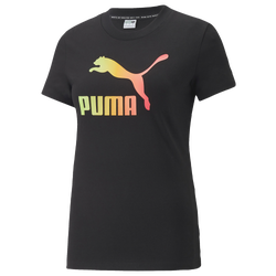 Women's - PUMA Summer Squeeze Slim Graphic T-Shirt - Puma Black