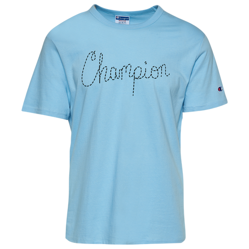 

Champion Mens Champion Varsity T-Shirt - Mens Candid Blue/Black Size XL