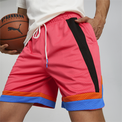 Men's - PUMA Melo Ralph Shorts - Red/Grey