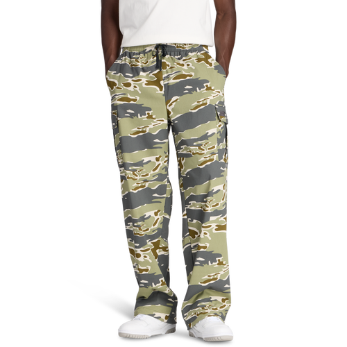 MENS - New Balance Cotton Twill Cargo Pants - Brown/Green