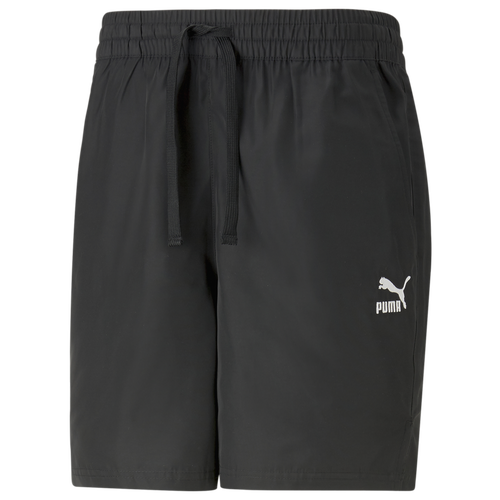 

PUMA Mens PUMA Classics Woven Shorts - Mens Black/White Size XL