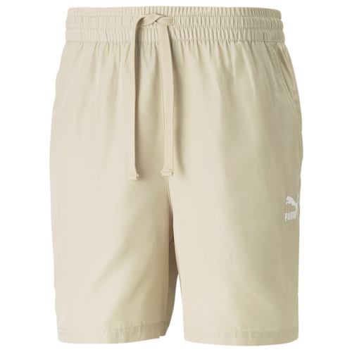 Puma Mens  Classic 6shorts In Beige/white