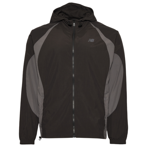 MENS - New Balance Abzorb 2000 Track Jacket - Castlerock/Black Cement